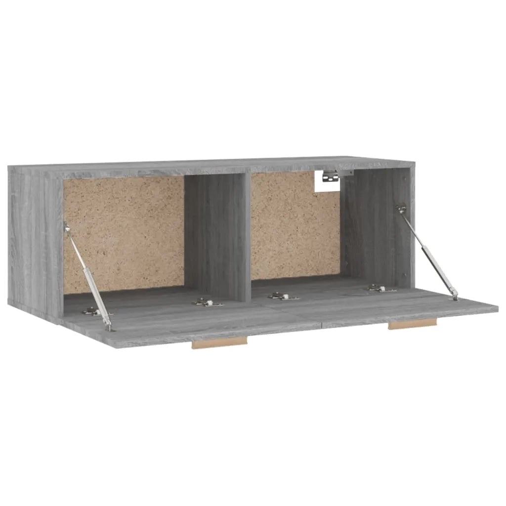 Mobile Pensile Grigio Sonoma 100x36,5x35 cm Legno Multistrato 817610