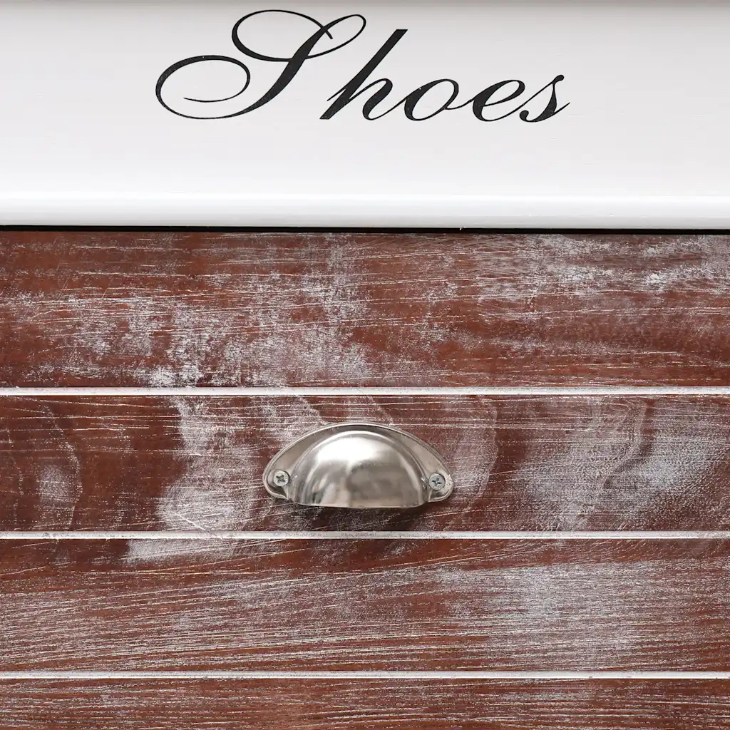 Scarpiera | Mobile per scarpe Marrone 50x28x98 cm in Legno di Paulownia