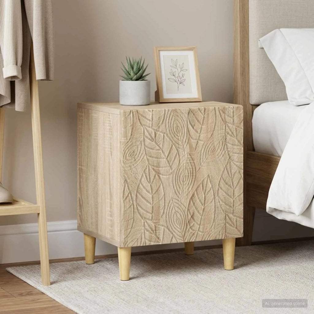 Comodino 2 pcs Rovere Sonoma 43 x 34,5 x 50 cm 895030
