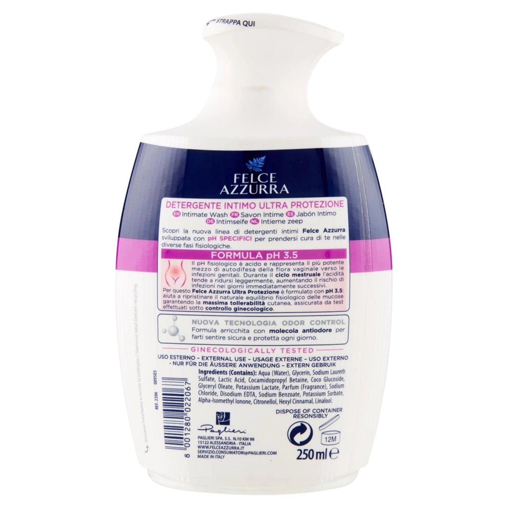 FELCE AZZURRA SAPONE INTIMO 250 ML ULTRA PROTEZIONE