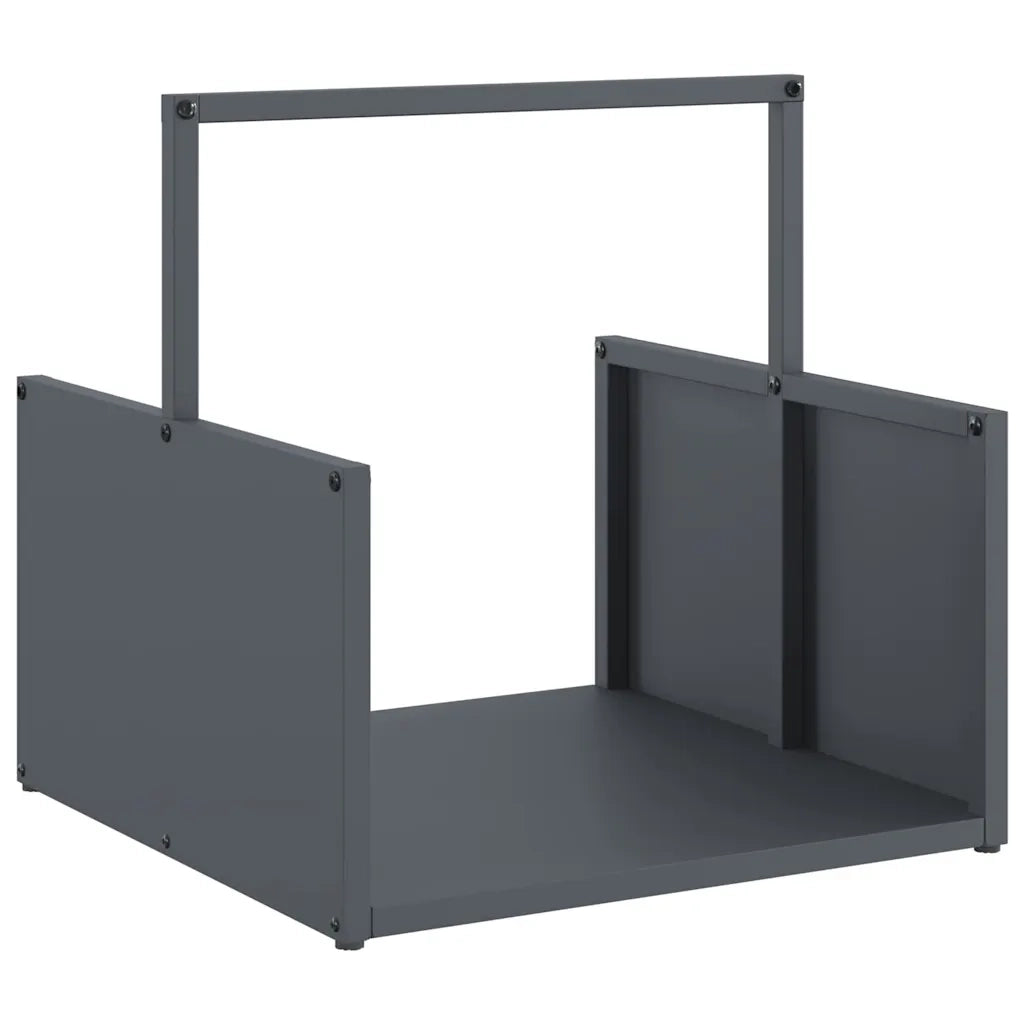 Rastrelliera per Legna da Ardere Antracite 40x40x40 cm CFW8760227