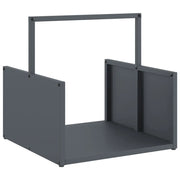 Rastrelliera per Legna da Ardere Antracite 40x40x40 cm CFW8760227