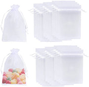 Confezioni di organza per regali - 100 pezzi - 7 x 9 cm - Ideali per matrimoni e occasioni speciali