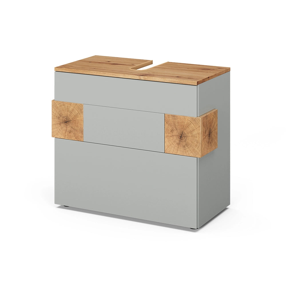 Vicco Mobile sottolavabo per bagno Grigio/Artisan 70 x 64.5 cm con 2 cassetti
