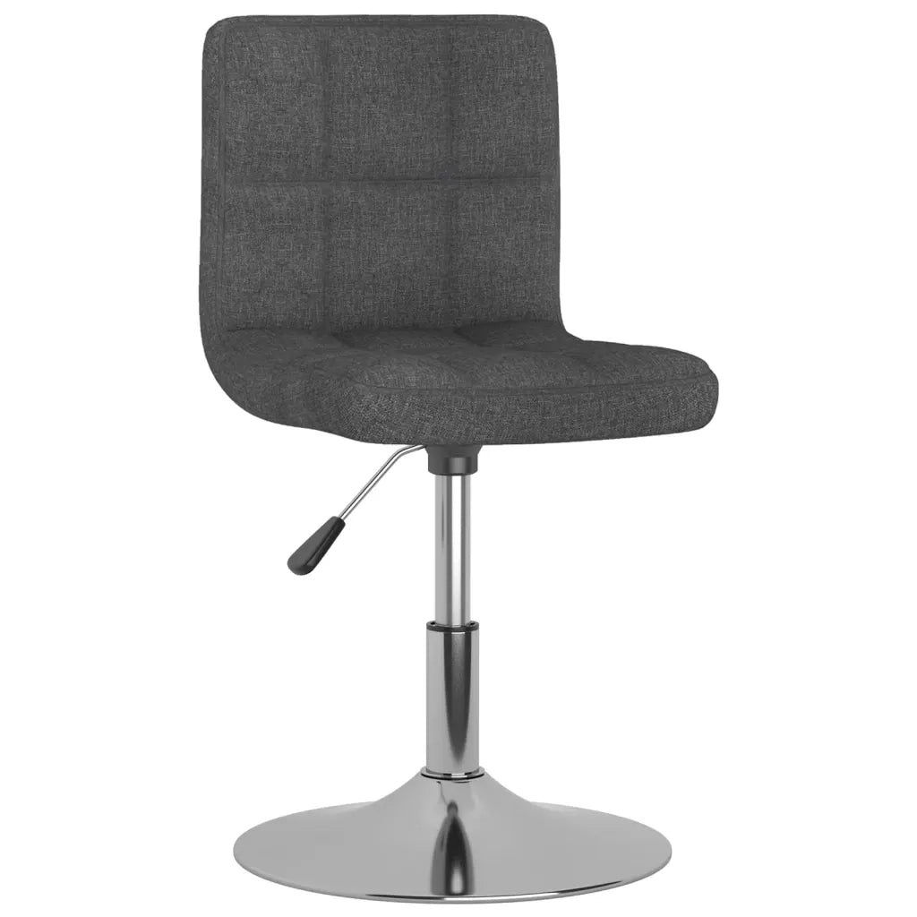Sedie da Pranzo Girevoli 6 pz Grigio Scuro in Tessuto 3087459