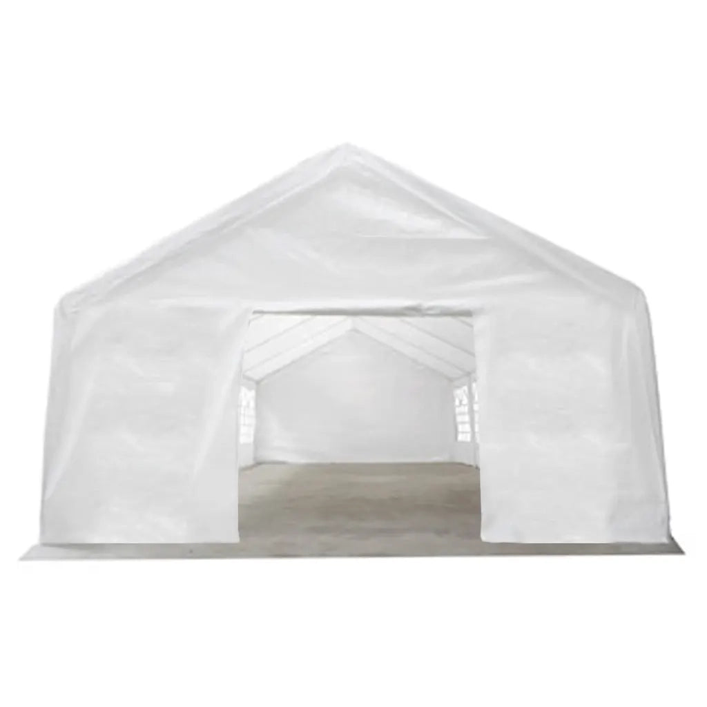 Tenda per Festa da Giardino Bianca 12 x 6 m 271798