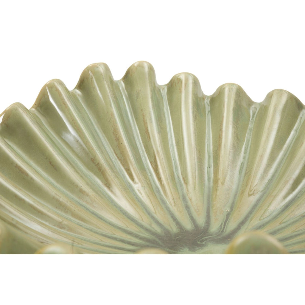 Vassoio VKH855, Verde, Ceramica, 40x40x13 cm