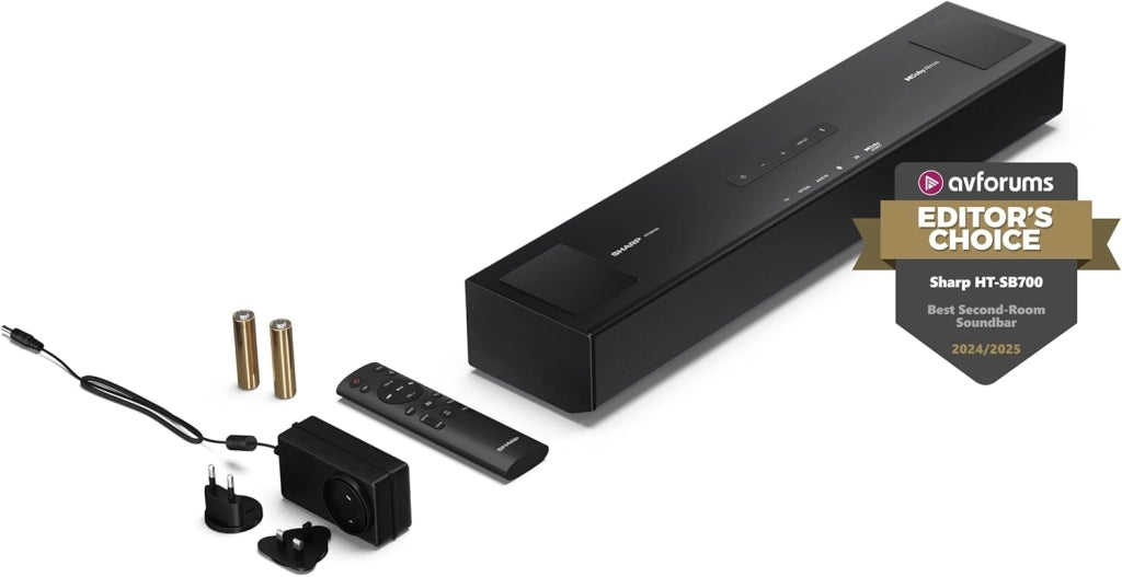 HT-SB700 Soundbar Compatta 2.0.2, Dolby Atmos, Bluetooth con HDMI Earc o CEC, Potenza Totale 140 W, 52 cm, Nero