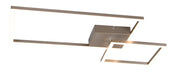 Plafoniera da Interno a LED SMD in Metallo Nickel Opaco