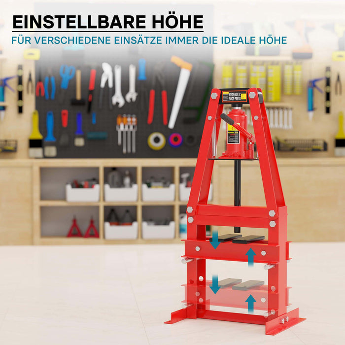 Pressa idraulica da officina 6t Pressa con telaio ad A per cuscinetti
