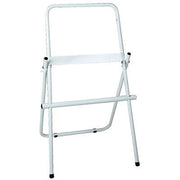 PORTA ROTOLO CARTA ASCIUGAMANI A PAVIMENTO  ACCIAIO VERN BIANCO CM 46 H.CM 96