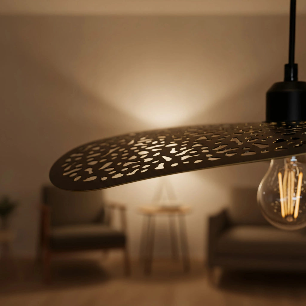 Lampada Da Soffitto APP1468-1CP Black/old Gold