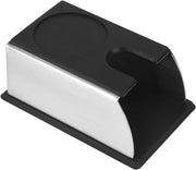 Supporto per Tamper - Piastra di Stazione - Preparazione del Caffè - Effetto Antiscivolo - 15 x 10 x 7 cm - Nero