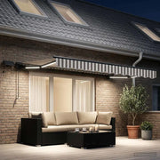 Cornice per Tenda Manuale con LED 3 x 2 m 3425655
