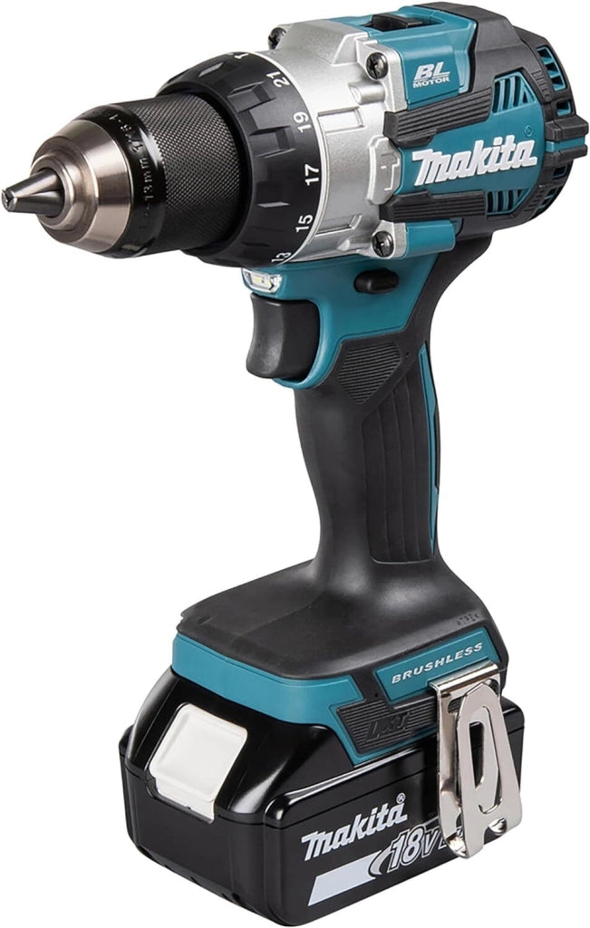 Makita DHP489RTJ LXT Trapano Avvitatore con Percussione Brushless 18V 110Nm 1800 rpm colore Nero Blu