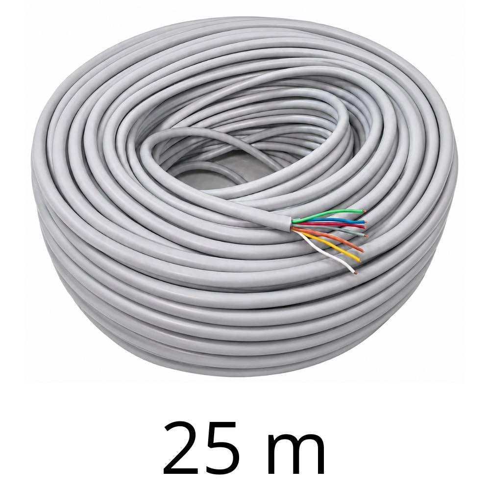 Cavo segnale fror 8x0,50 mm² non schermato eca grigio *** lunghezza metri 25, confezione 1