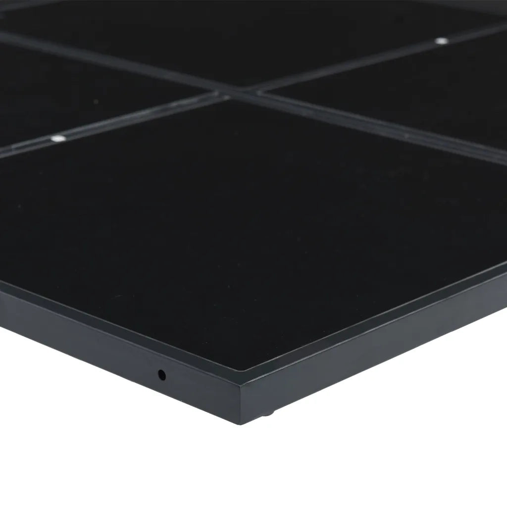 Set da Pranzo da Giardino 13pz con Cuscini Nero in Polyrattan 3295012