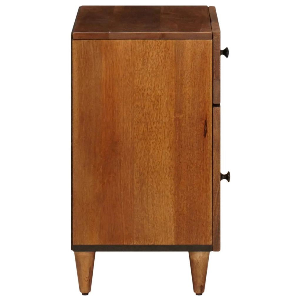 Comodino | Armadio da Notte | Mobiletto da notte con cassetto Marrone 50 x 33 x 60 cm
