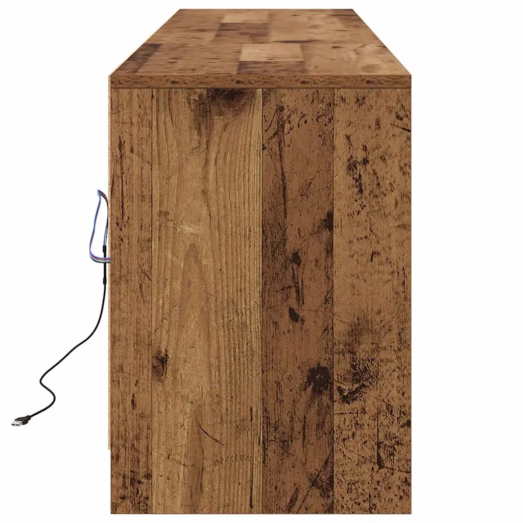Unità TV 2 pcs Legno vecchio 180 x 34 x 50 cm Legno multistrato 3385628
