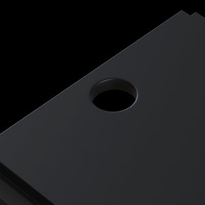 Portacorda in Metallo per Sistema Illuminazione a Binario  Nero