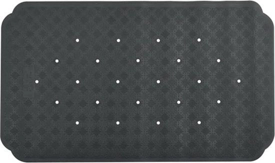Panno di assorbimento antibatterico antiscivolo con chiusura a molla nero circa 70 x 40 cm in gomma naturale