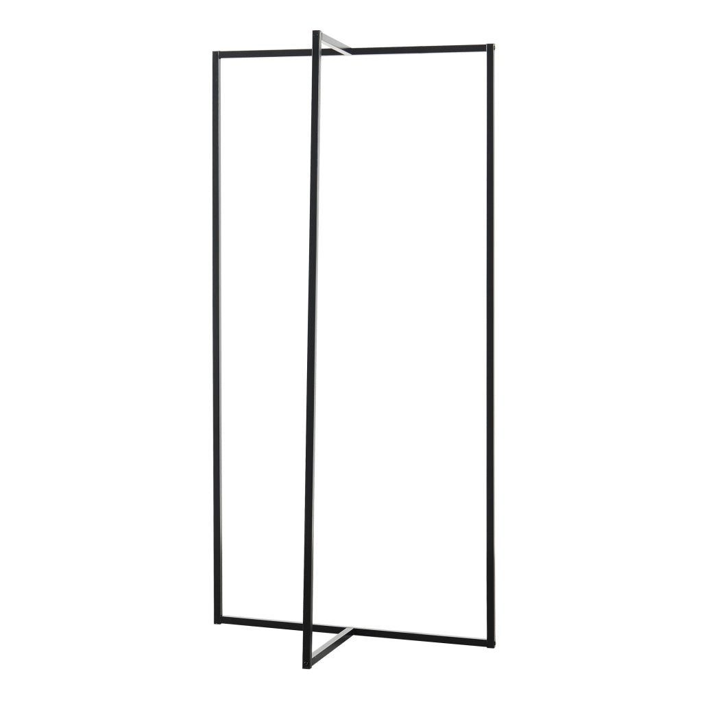 Stand Appendiabiti Norjad 160 x 80 x 41 cm in Metallo - Nero [en.casa]