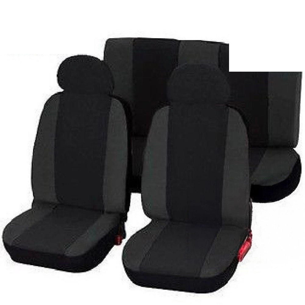 Trade Shop - Coprisedili Fodere Universali Per Auto Piccole E Medie In Cotone Bicolore Airbag -