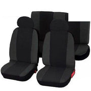 Trade Shop - Coprisedili Fodere Universali Per Auto Piccole E Medie In Cotone Bicolore Airbag -