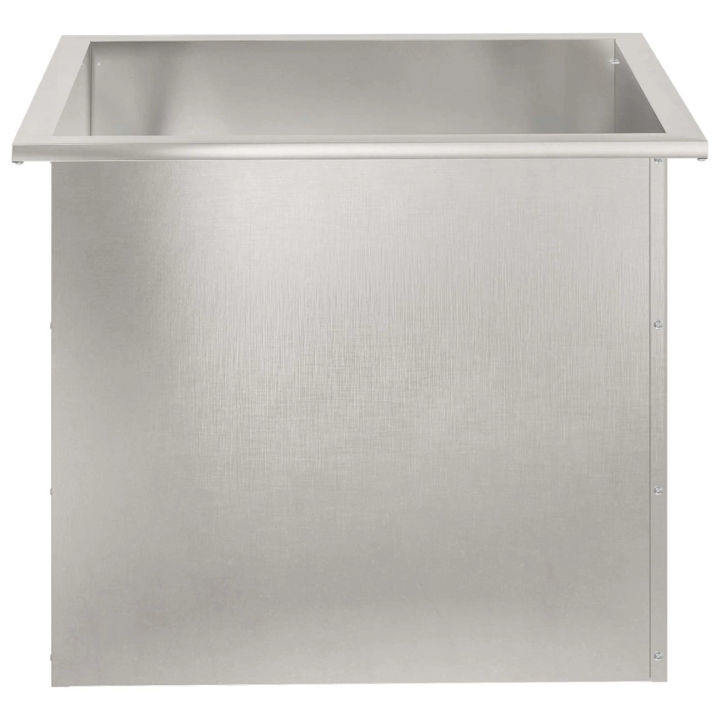 Fioriera da giardino con LED Argento 50 x 60 x 48 cm 8008204