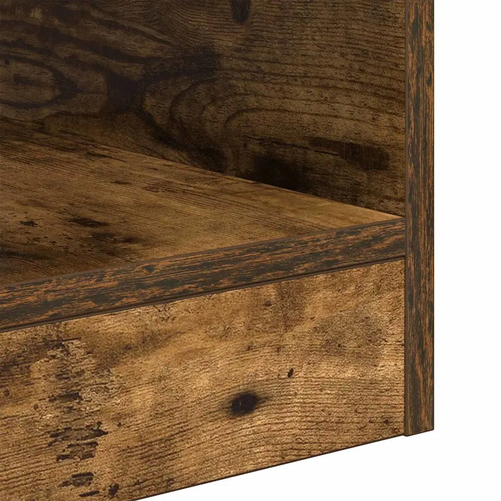 Tavolino 2 pcs Rovere fumé 30,5 x 30 x 45 cm Legno multistrato