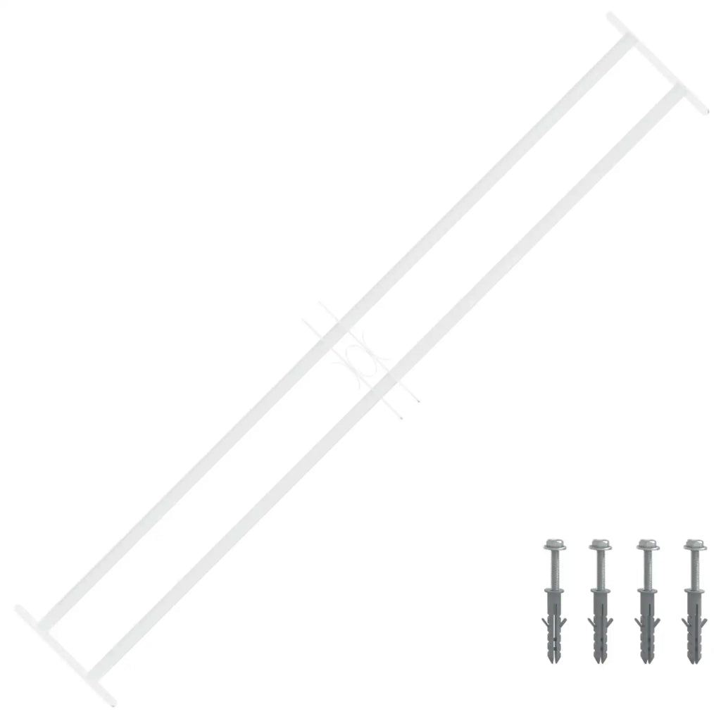 Griglia di Sicurezza per Finestre con 2 Traverse 93-174 cm CFW1465517