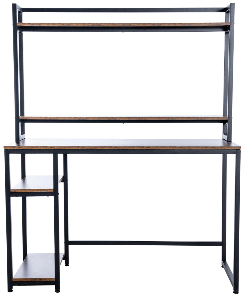 Scrivania Billings nero/marrone