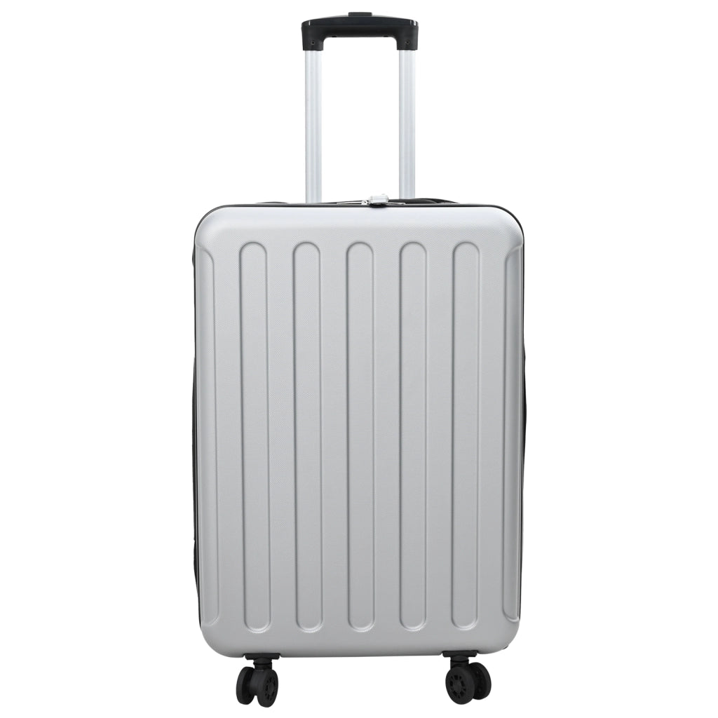 Valigia Pieghevole Scocca Rigida 24'' Argento 43x27x66 cm ABS