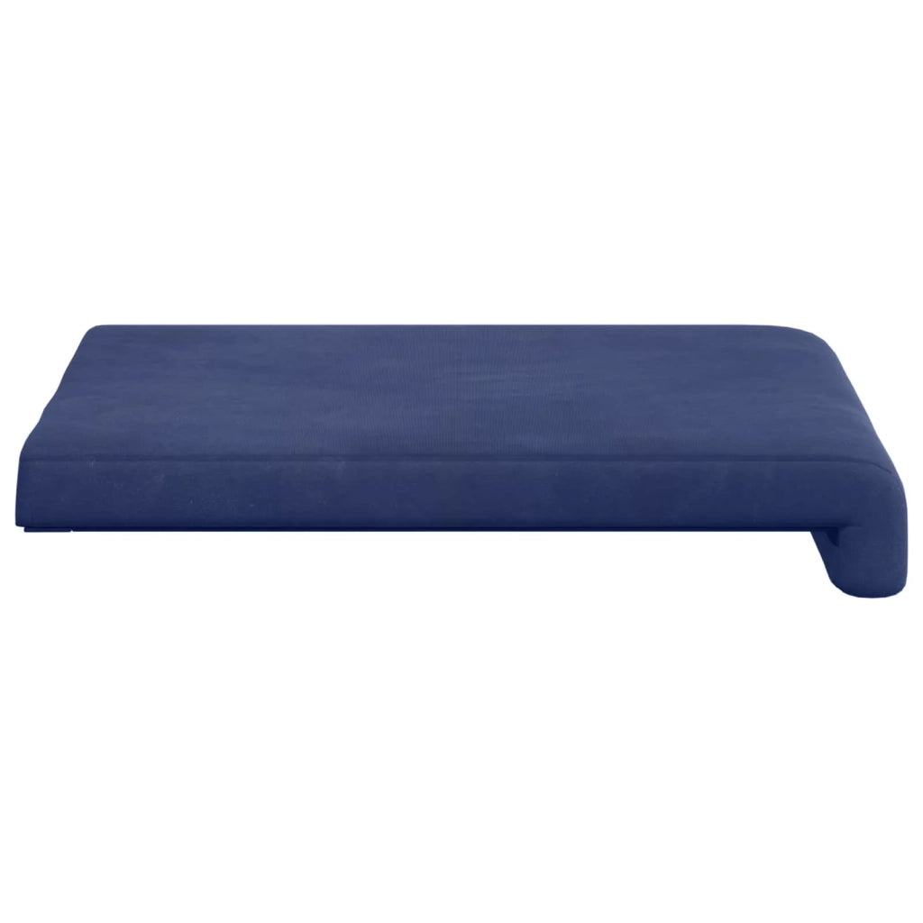 Cuscino per panchina 4 pcs Velluto Blu Polizia Profondità 35 cm 42043110
