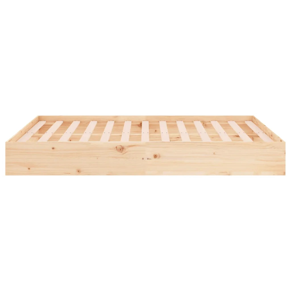 Giroletto-Struttura Letto in Legno Massello 135x190 cm Double 949249