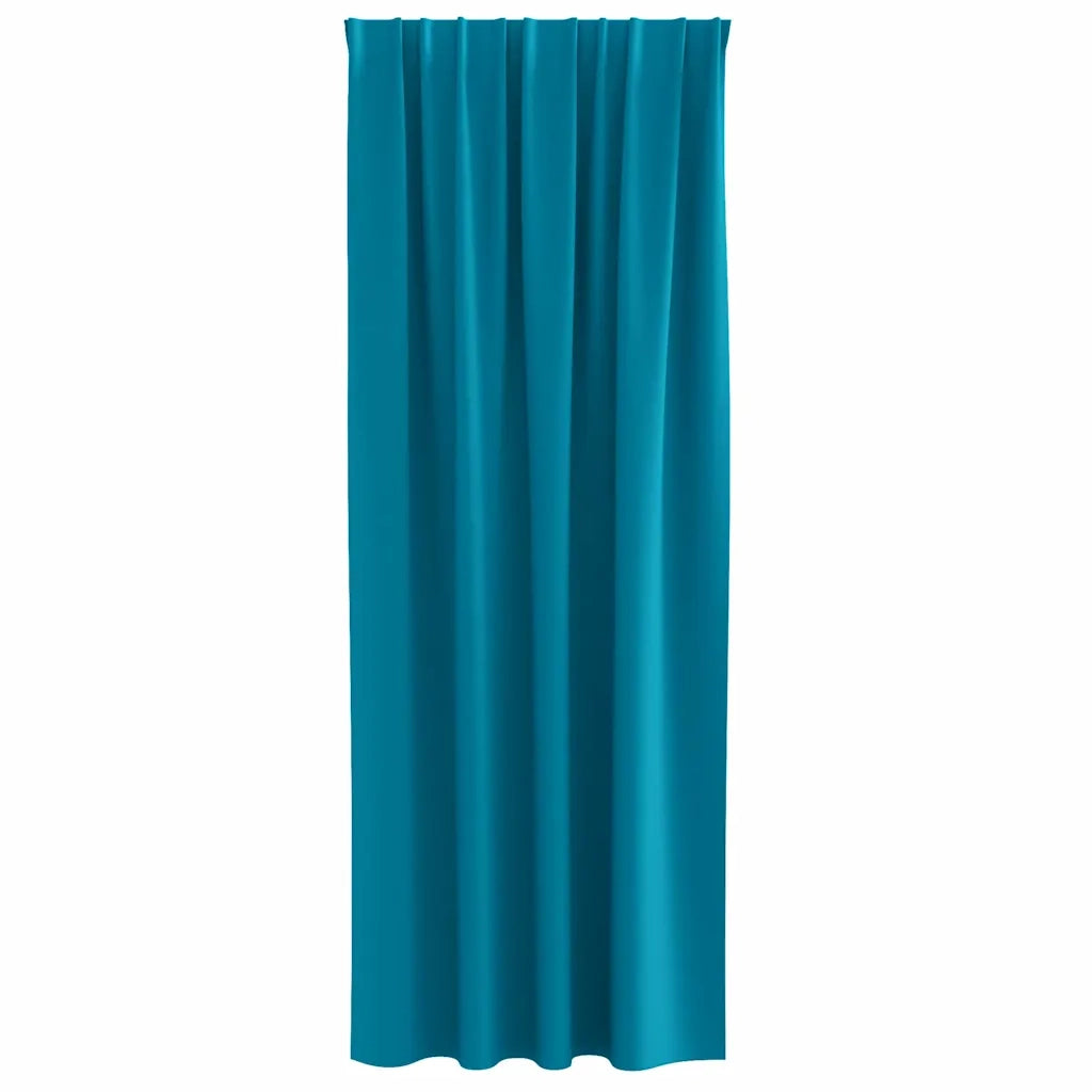 Tende Blackout con Anelli 2 pcs Turchese 245 x 140 cm 4107531