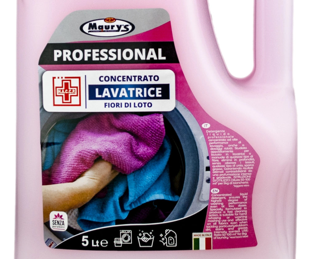 MAURY'S PROFESSIONAL 5LT DETERGENTE LAVATRICE FIORI DI LOTO