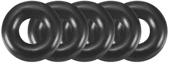 O-ring in gomma nitrile diametro 5 mm diametro interno 2 mm spessore 1,5 mm - confezione da 100