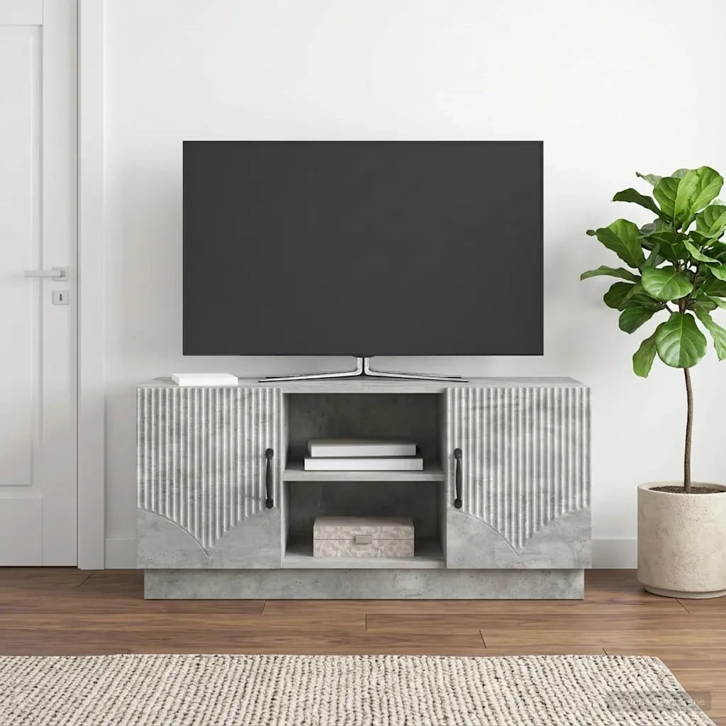 Mobile TV Grigio Cemento 102 x 34,5 x 47 cm 895388