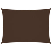 Vela ombreggiante/ombrellone rettangolare 2 x 4 m in tessuto Oxford marrone 02_0009610