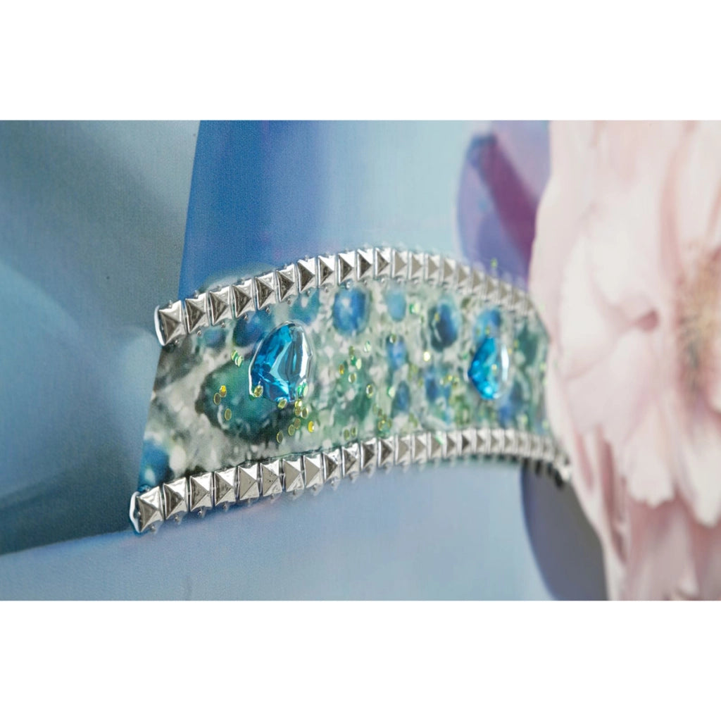 Dipinto su tela Pam A dama glam con cappello fiorito, 62x92 cm