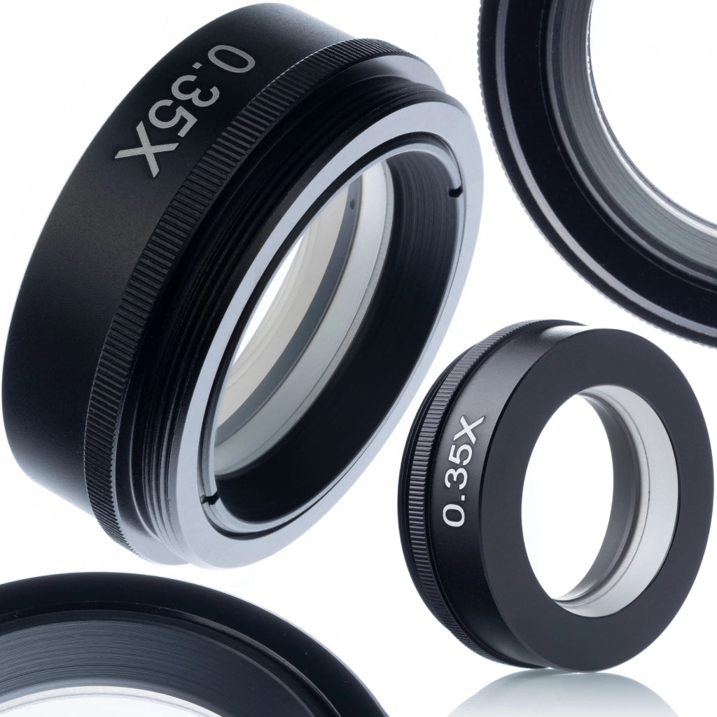 Obiettivo Microscopio Digitale Earth PRO 0,35x – Alta Qualità, Filettatura 42mm | Ampio Campo Visivo