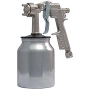 AEROGRAFO AC + SERBATOIO ALLUMINIO INFERIORE ANI  LT 1,0 UGELLO MM 1,8 ATTACCO DADO CAPETTATO