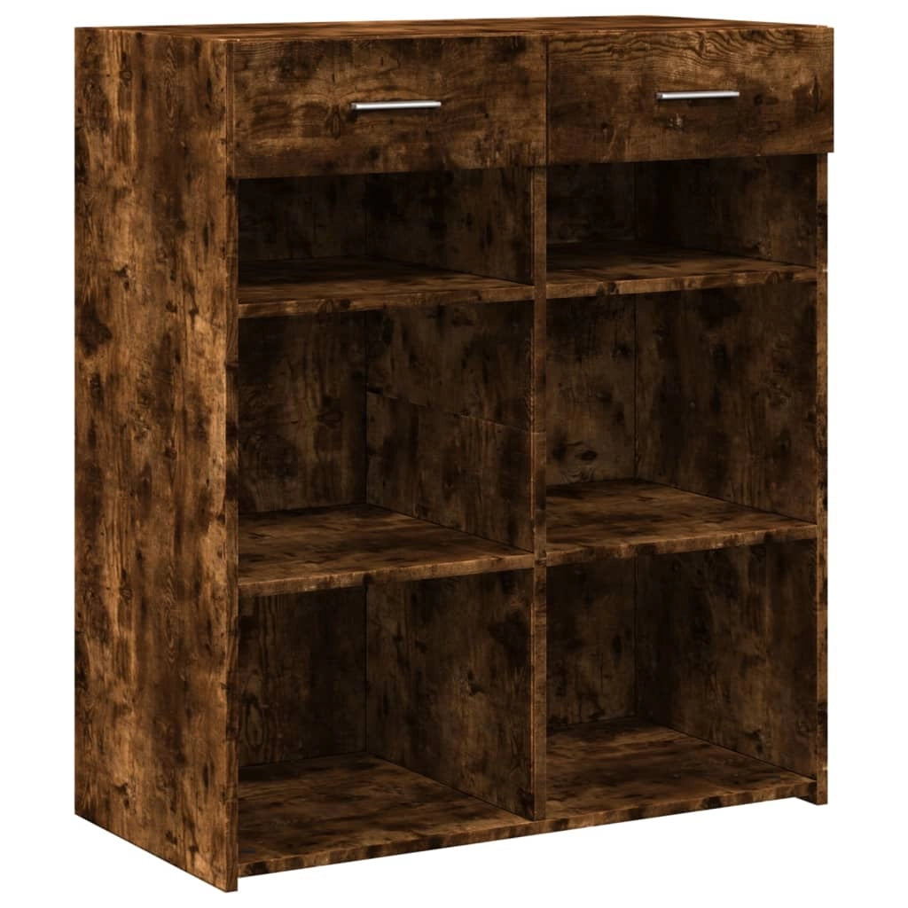 Buffet credenza cassettiera mobiletto mobile contenitore organizer cucina soggiorno salotto 80 x 42,5 x 93 cm legno ingegnerizzato marrone 02_0031115