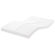 Materasso in Schiuma Bianco 140x200 cm 7 Zone Durezza 20 ILDcod mxl 126684