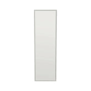 Specchio Dragone, Specchiera, Articolo d'arredo a muro, Decorazione con specchio, 50x2h160 cm, Bianco