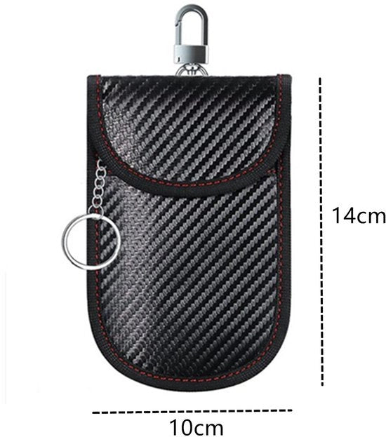 Tas di protezione per segnali dei telefoni mobili, tas di protezione per chiavi dell'auto con schermo antimagnetico e antidiefalità, dotata di schermo RFID e elettromagnetico.
