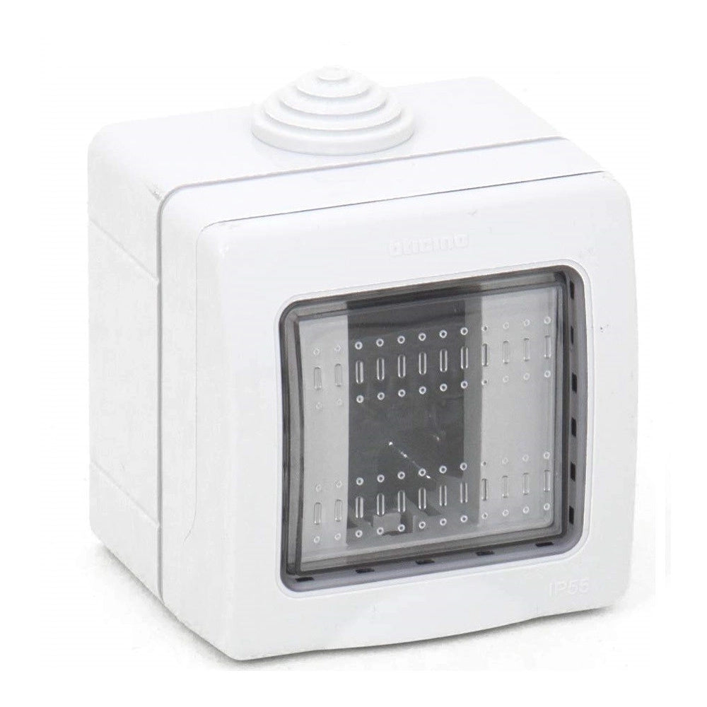 Trade Shop - Contenitore 1 Moduli Copri Interruttori Parete Jk Lk44001 Ip55 Scatola Prese -