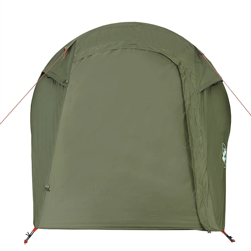 Tenda da Campeggio a Tunnel 2 Persone-Tenda per Escursionismo Verde Oliva Impermeabile
