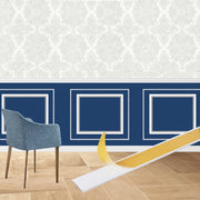 KIT 2mq di Boiserie Già tagliate Autoadesive in Polistrutturato pronte in 5min Mod. ANNIE